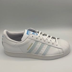 Adidas Superstar UNC Blue Mens Shoes White Sneaker